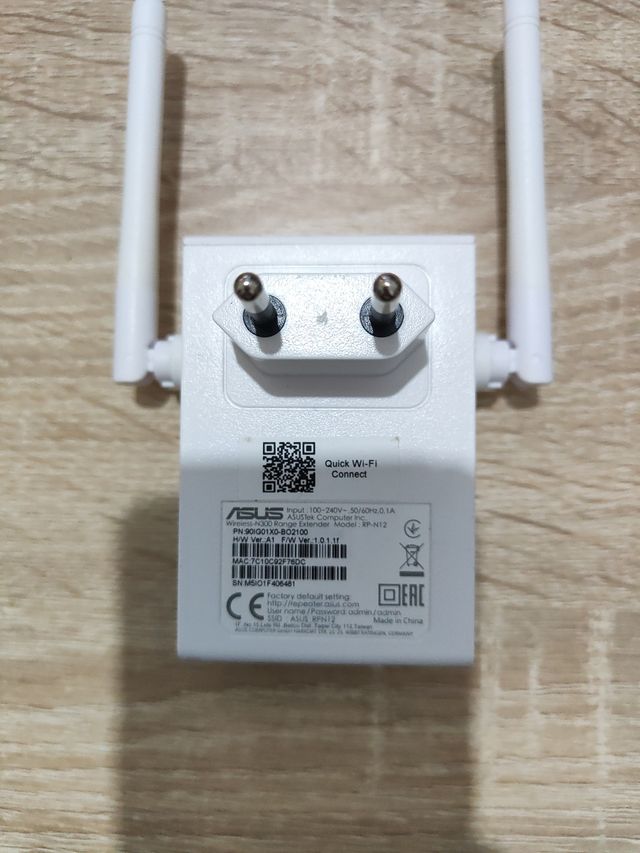 Repetidor WIFI ASUS 