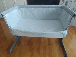 MINICUNA COLECHO+COLCHÓN ANTIASFIXIA