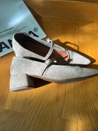Zapatos tacon bajo