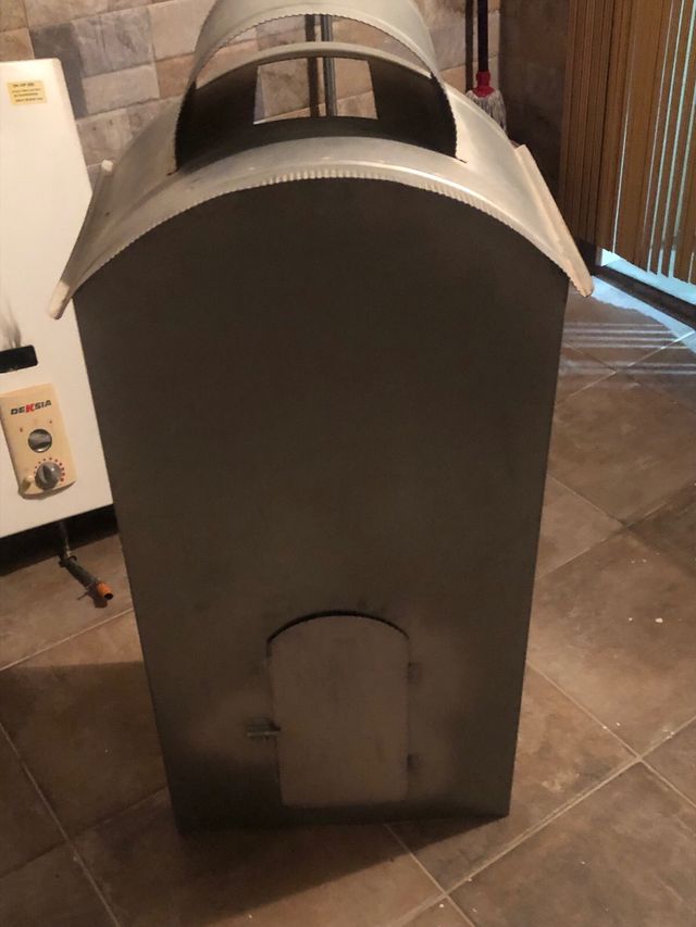 Chapa cubre calentador