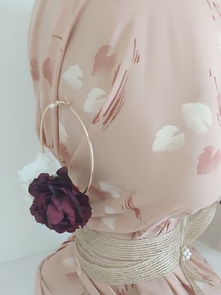 Pendientes de flores 