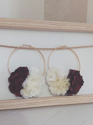 Pendientes de flores 