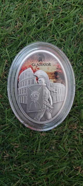 Islas Fiji 10 dólares plata 1 oz 2013 "Gladiator"