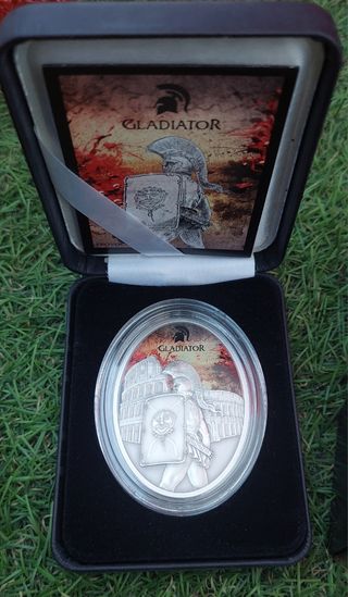 Islas Fiji 10 dólares plata 1 oz 2013 "Gladiator"