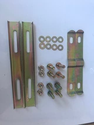 Baúl rígido moto custom NEGRO MATE KAWASAKI HONDA