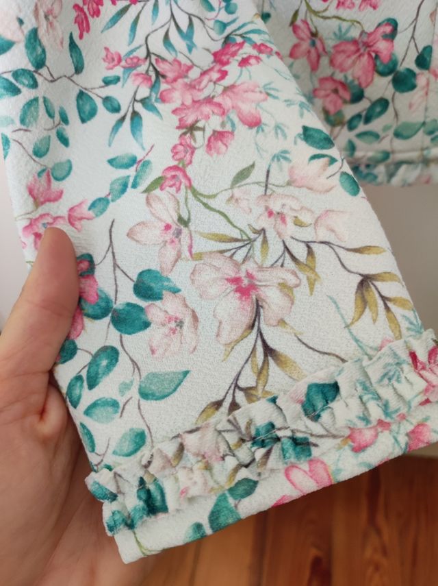 Casaco de flor para menina T10