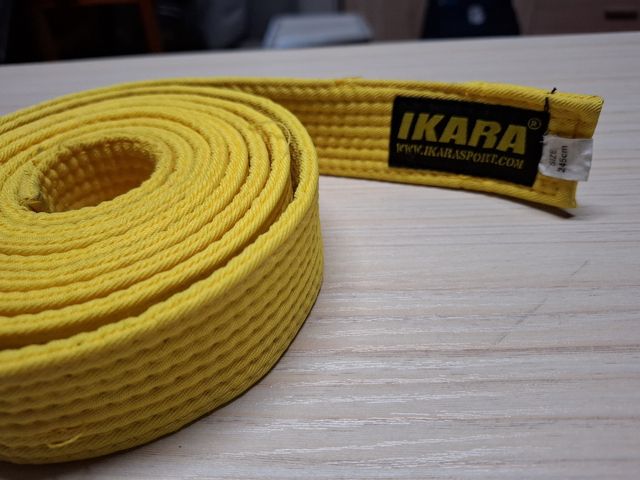 Cinturón amarillo taewondo