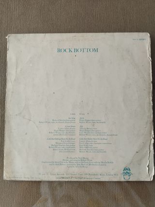 VINILO ROBERT WYATT (ROCK PSICODÉLICO)