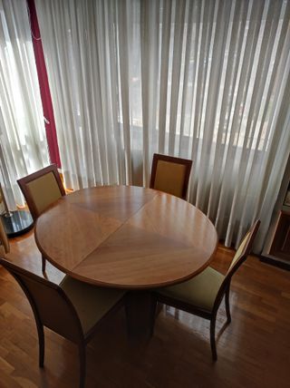 Mesa extensible madera