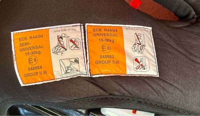 Sollevatore per auto con isofix 15-36 kg