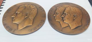 Medallas bronce Juan Carlos I 1975