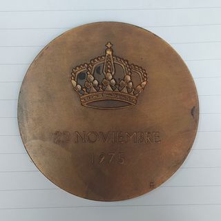 Medallas bronce Juan Carlos I 1975