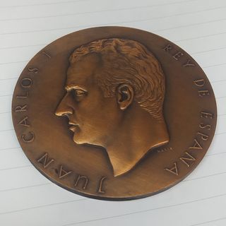 Medallas bronce Juan Carlos I 1975