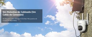 Camara Vigilancia Wifi con placa solar