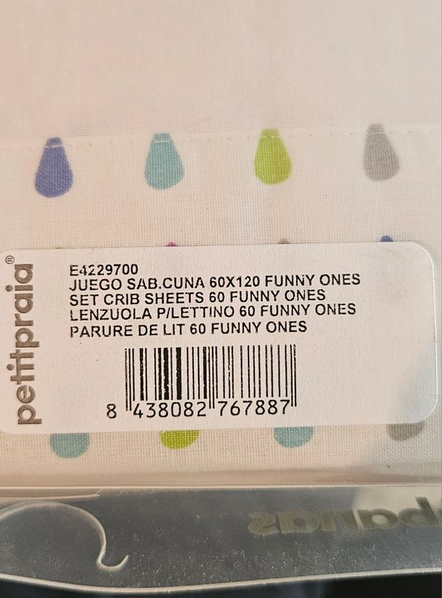 Sábanas de cuna ¡¡NUEVAS!!