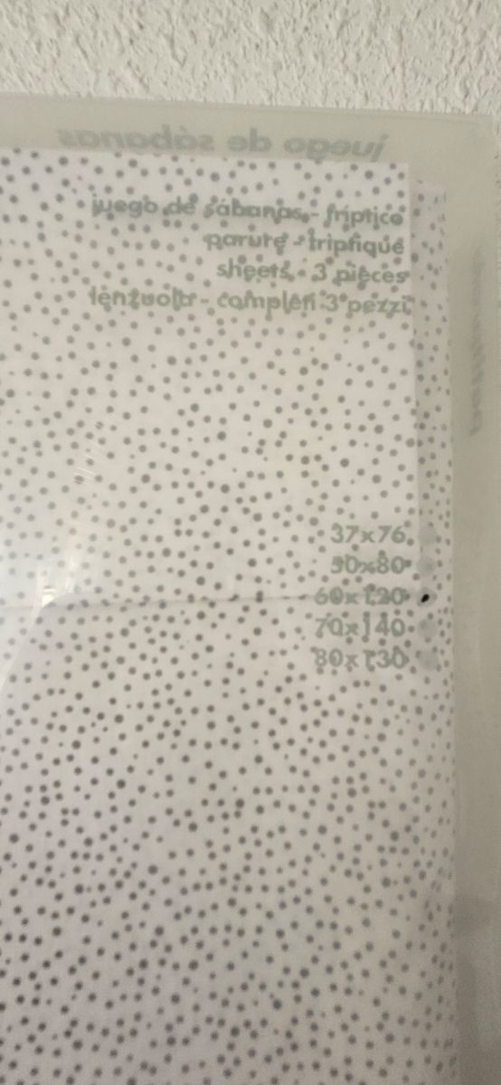 Sábanas para cuna ¡¡NUEVAS!!