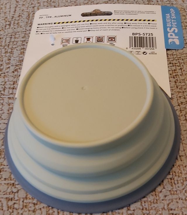 Comedero-bebedero portátil plegable mascotas