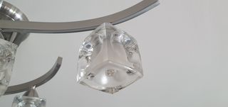 LAMPARA SALON TECHO 6 LUCES