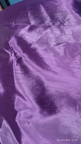 Falda seda salvaje morada