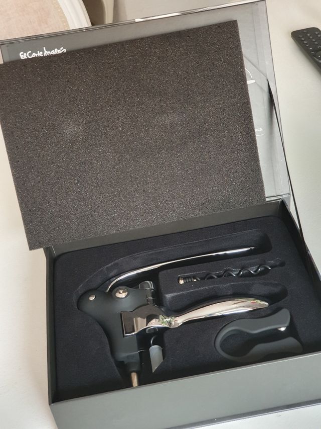 Set sacacorchos de palanca 3 piezas