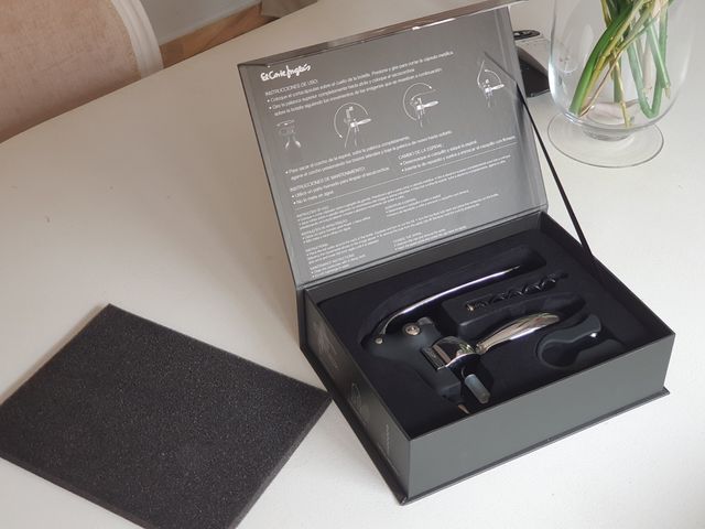 Set sacacorchos de palanca 3 piezas