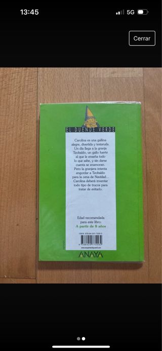 Libro “El gran amor de una gallina”