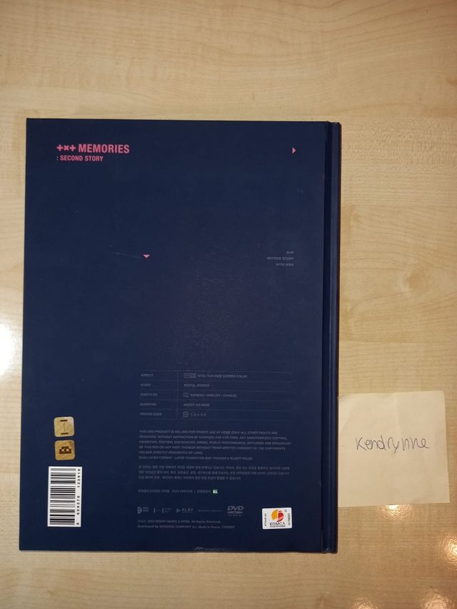 Txt tomorrow by together 2nd memories