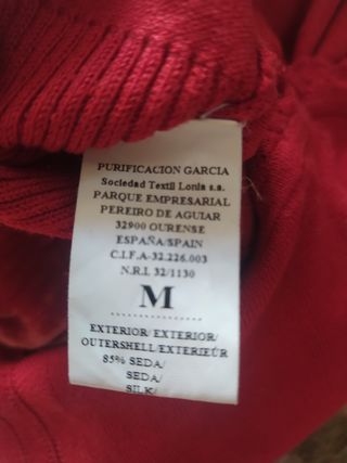 CHAQUETA DE PURIFICACIÓN GARCÍA
