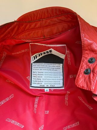 Mono Dainese moto vintage Mujer