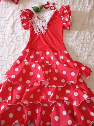 Disfraz traje de flamenca