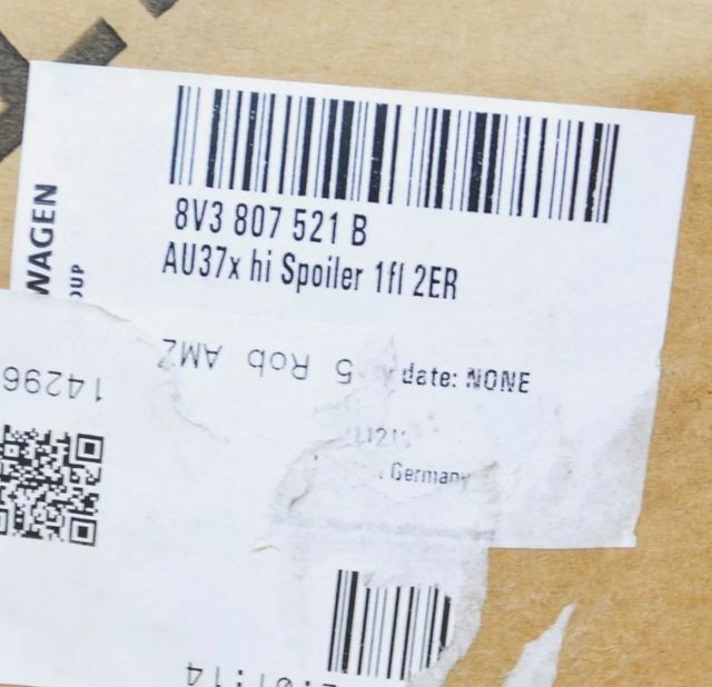 Difusor trasero Audi A3 8V