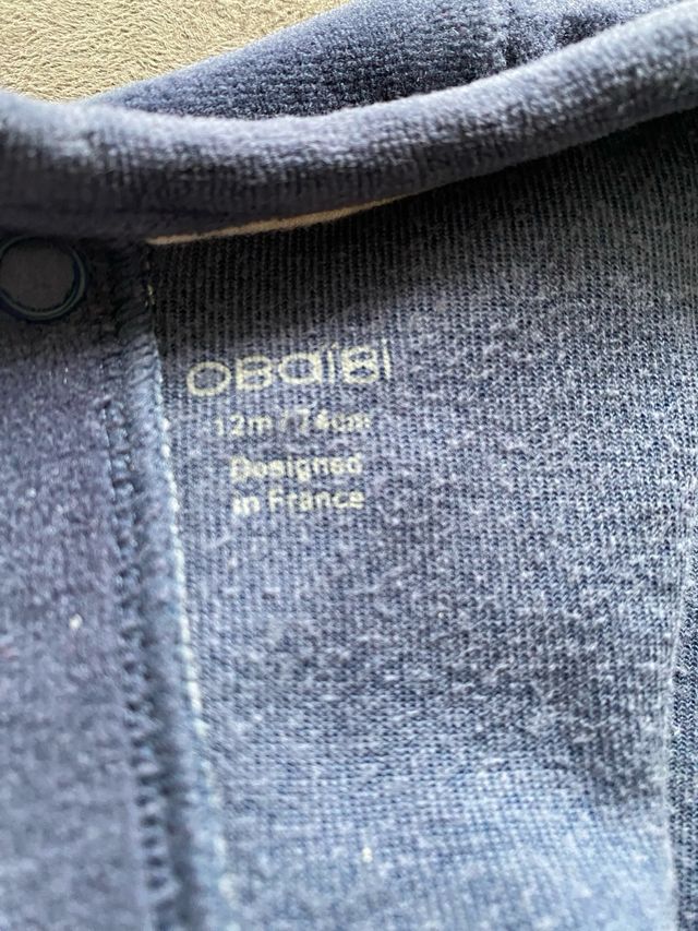 Tutina in ciniglia a due pezzi