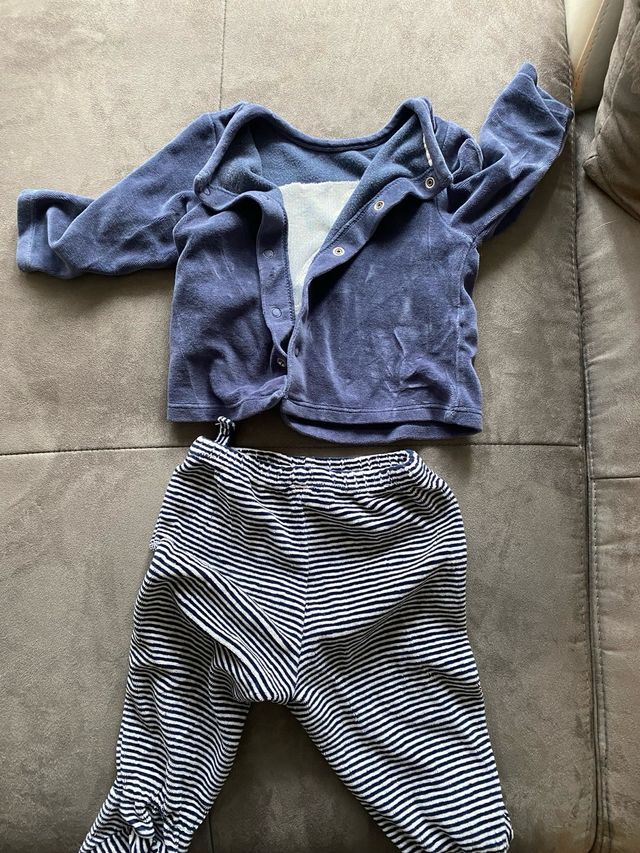 Tutina in ciniglia a due pezzi