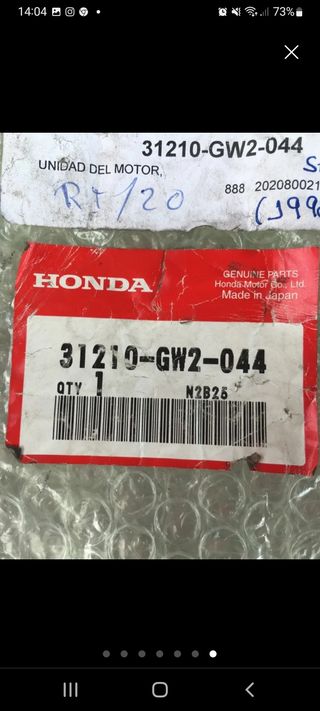 Honda Srx shadow 50cc Motor Arranque