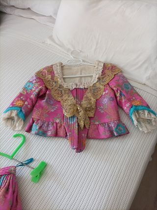 Traje de fallera para niña hasta 12 años