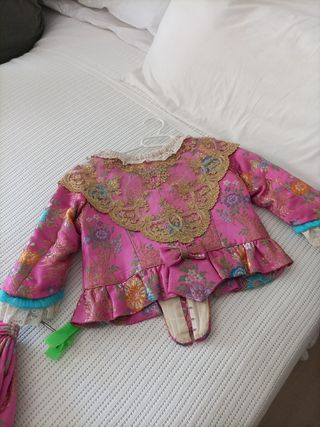 Traje de fallera para niña hasta 12 años