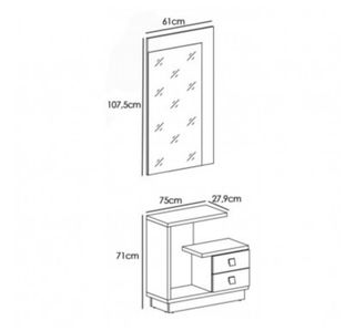 Recibidor mueble