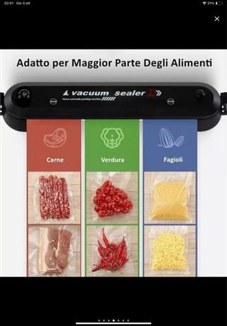 Macchina Sottovuoto per alimenti e non solo