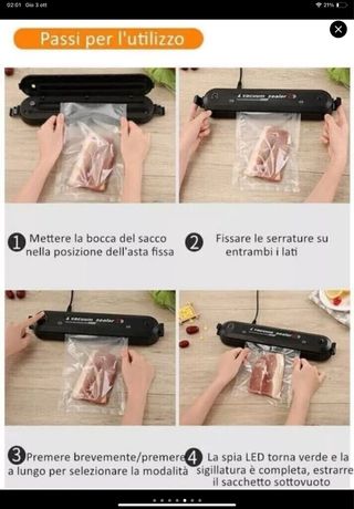 Macchina Sottovuoto per alimenti e non solo