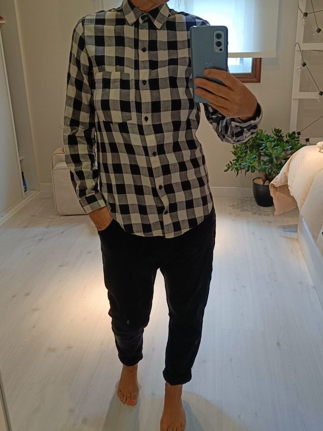 Camisa a cuadros talla S