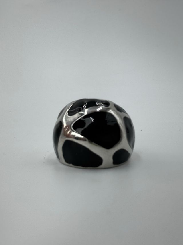 Anillo de Rodio y Piedras preciosas