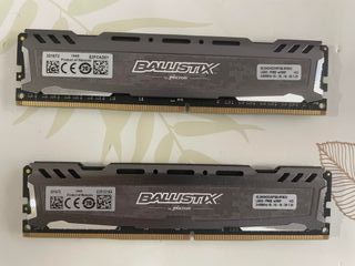 Memoria RAM Crucial Ballistix DDR4 2400Mhz 2X4GB