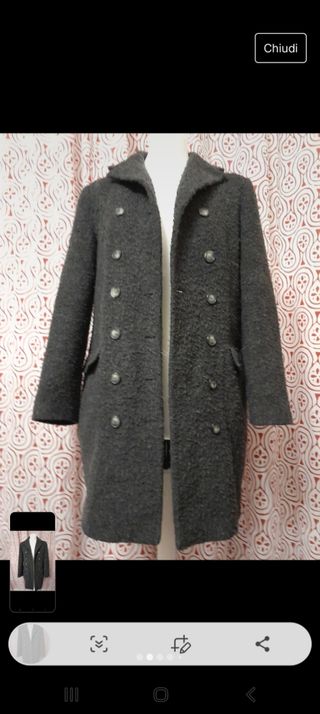 Cappotto grigio Miss Money Money vintage