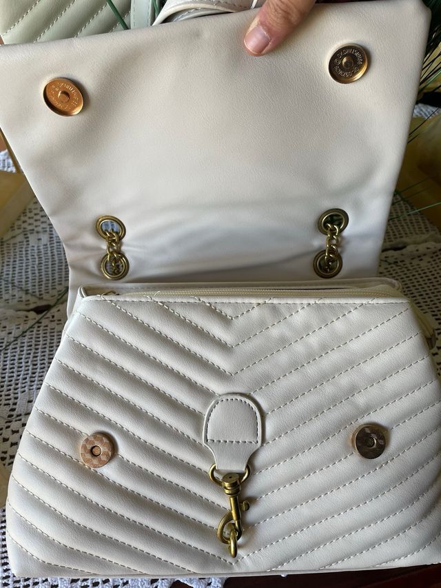 Bolso hombro blanco