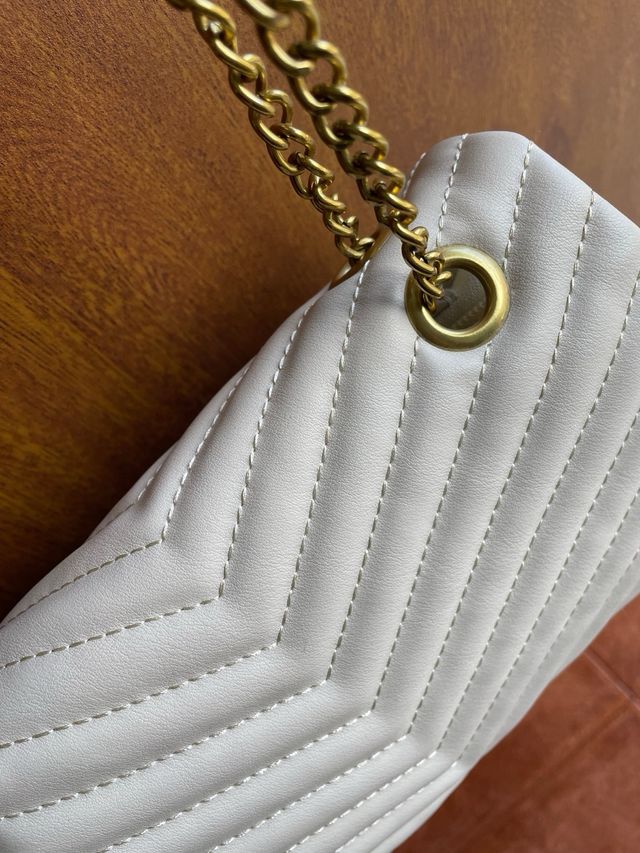 Bolso hombro blanco