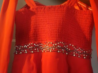 Abito da cerimonia corto rosso