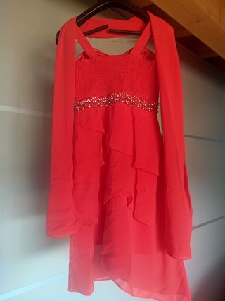 Abito da cerimonia corto rosso