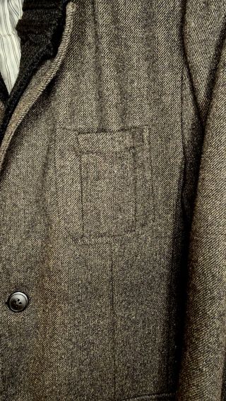 Blazer con cuello de punto