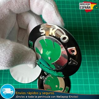 X4 Emblemas Skoda 56mm Pegatinas Tapacubos Llantas