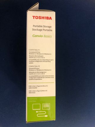 Disco duro exterior Toshiba 4TB
